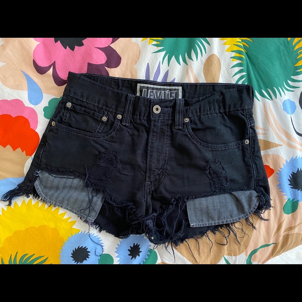 Black Levi shorts